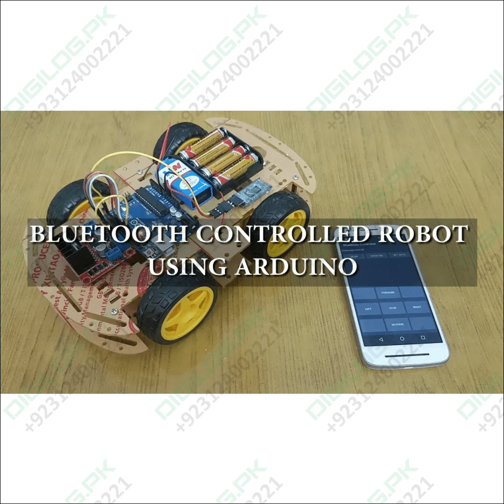 Components Of Making Bluetooth Controlled Robot Using Arduino Just Com ...
