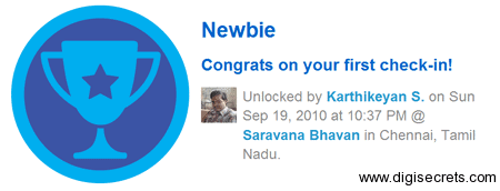 FourSquare-Badge