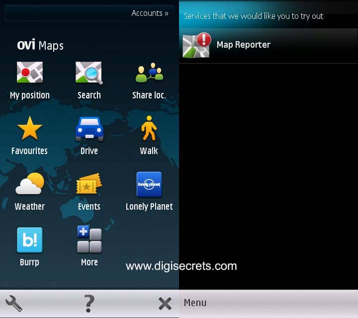 Nokia Ovi Maps