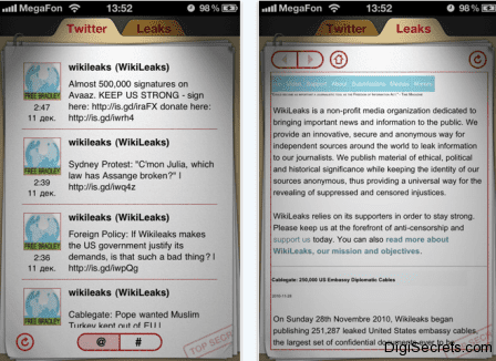 wikileaks for iphone