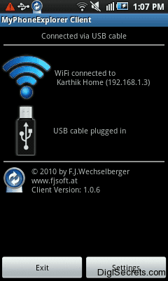 MyPhoneExplorer - Android - Client