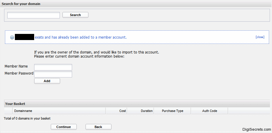 Netfirms - Search Domain