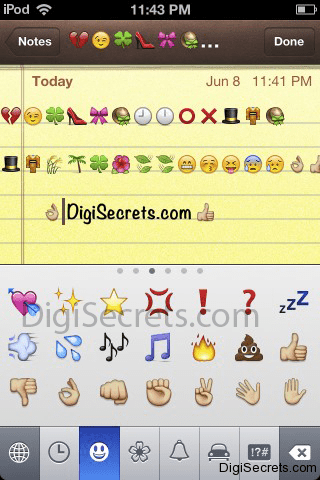 Emoji iOS 5 Keyboard