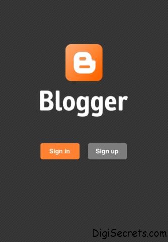 Blogger App For iOS