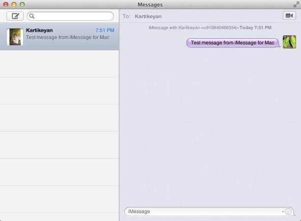 iMessage For Mac