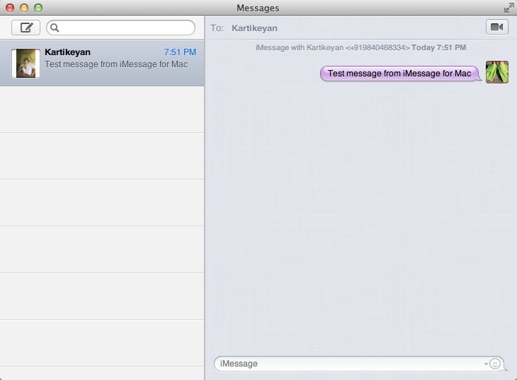 iMessage For Mac