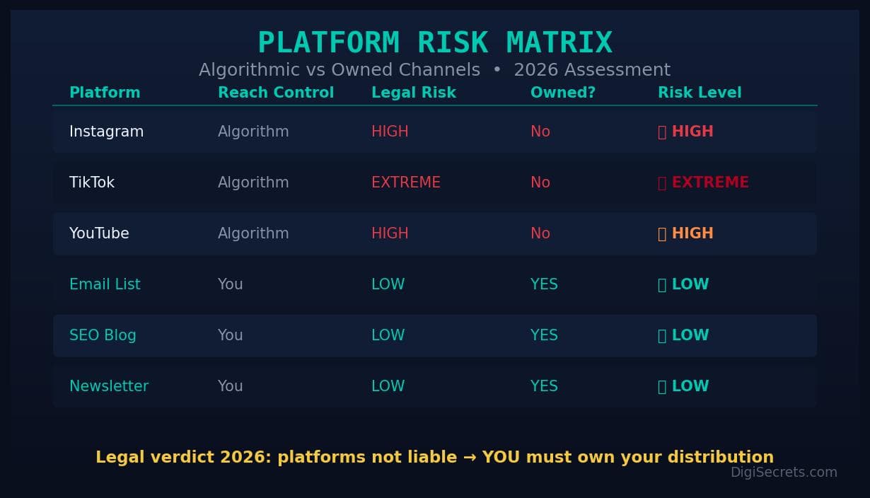 Platform liability timeline and risk matrix after Meta YouTube verdict