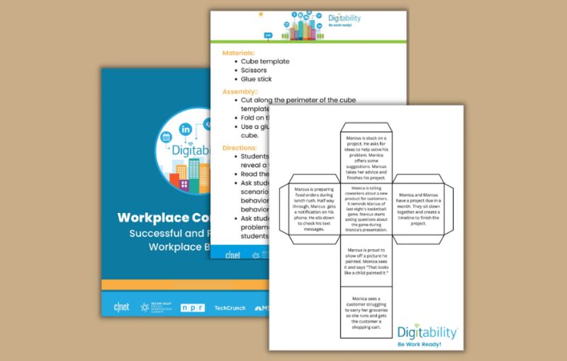 Digitability Free Resource Workplace Behavior Digitability - Light Background Collection - Ultra HD Quality