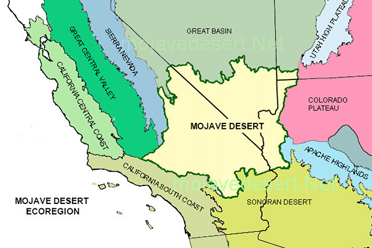 Map Showing Ecological Subsections Of California Sections 372 600 Eco Map Mdn 