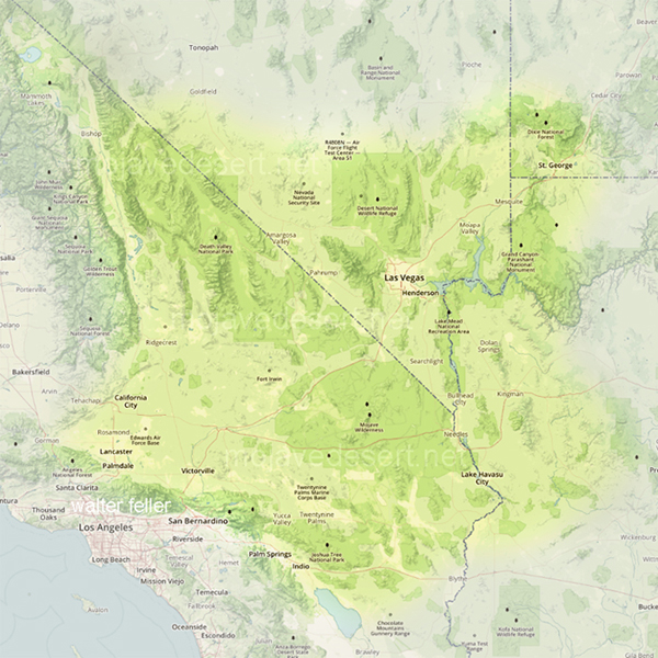 Mojave Desert Map 600 Mojave Map 