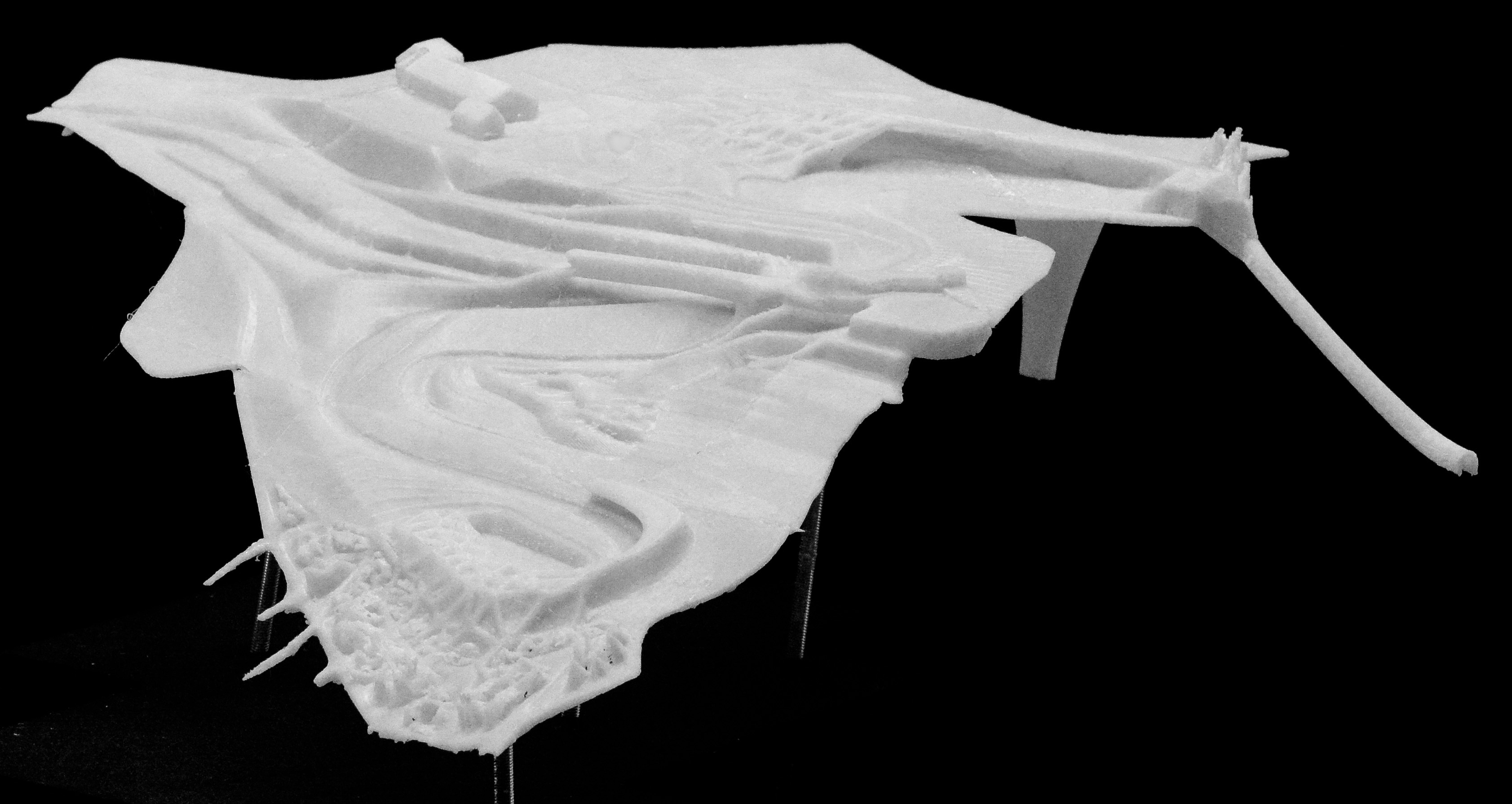 Model | 3D-printed Landscape | Master Design Course - Alpine Studio | 2015