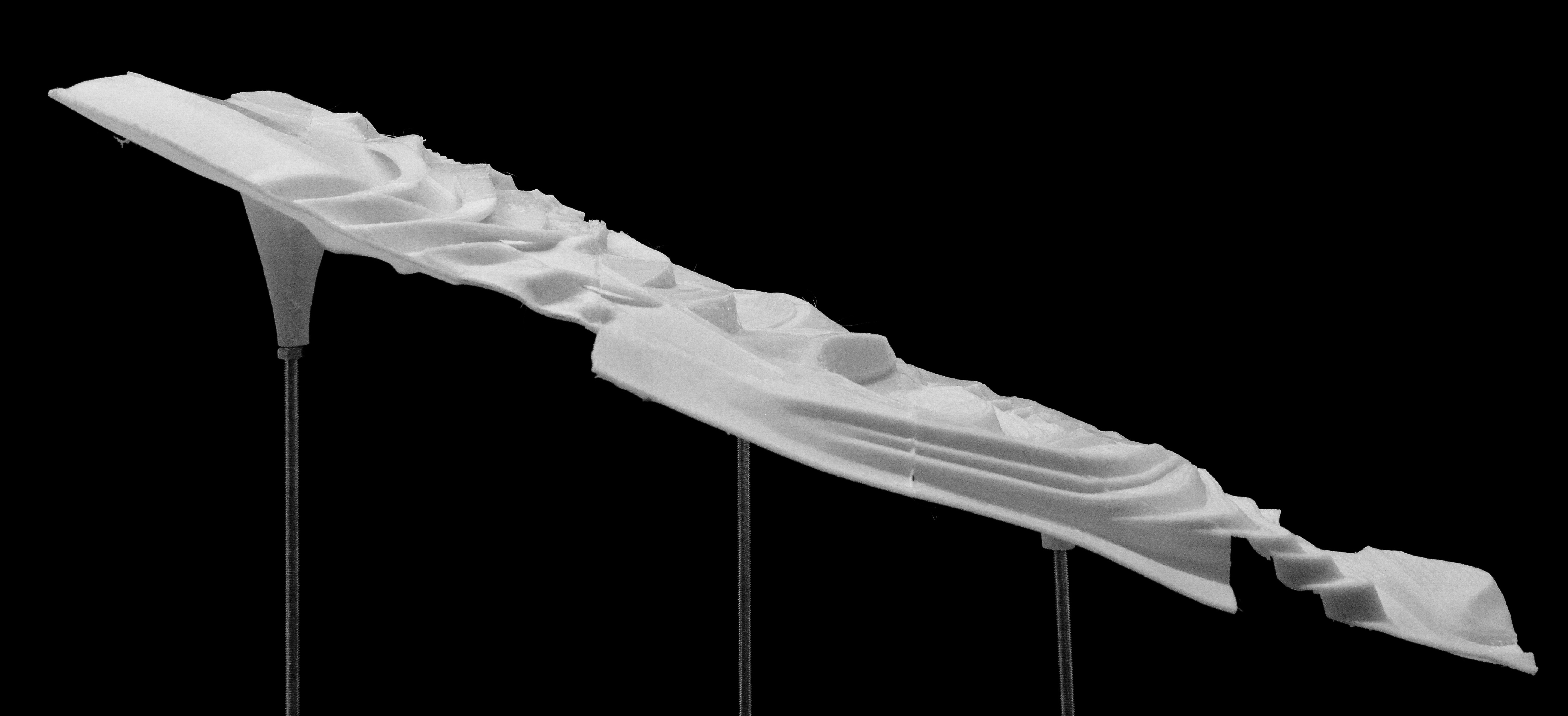 Model | 3D-printed Landscape | Master Design Course - Alpine Studio | 2015