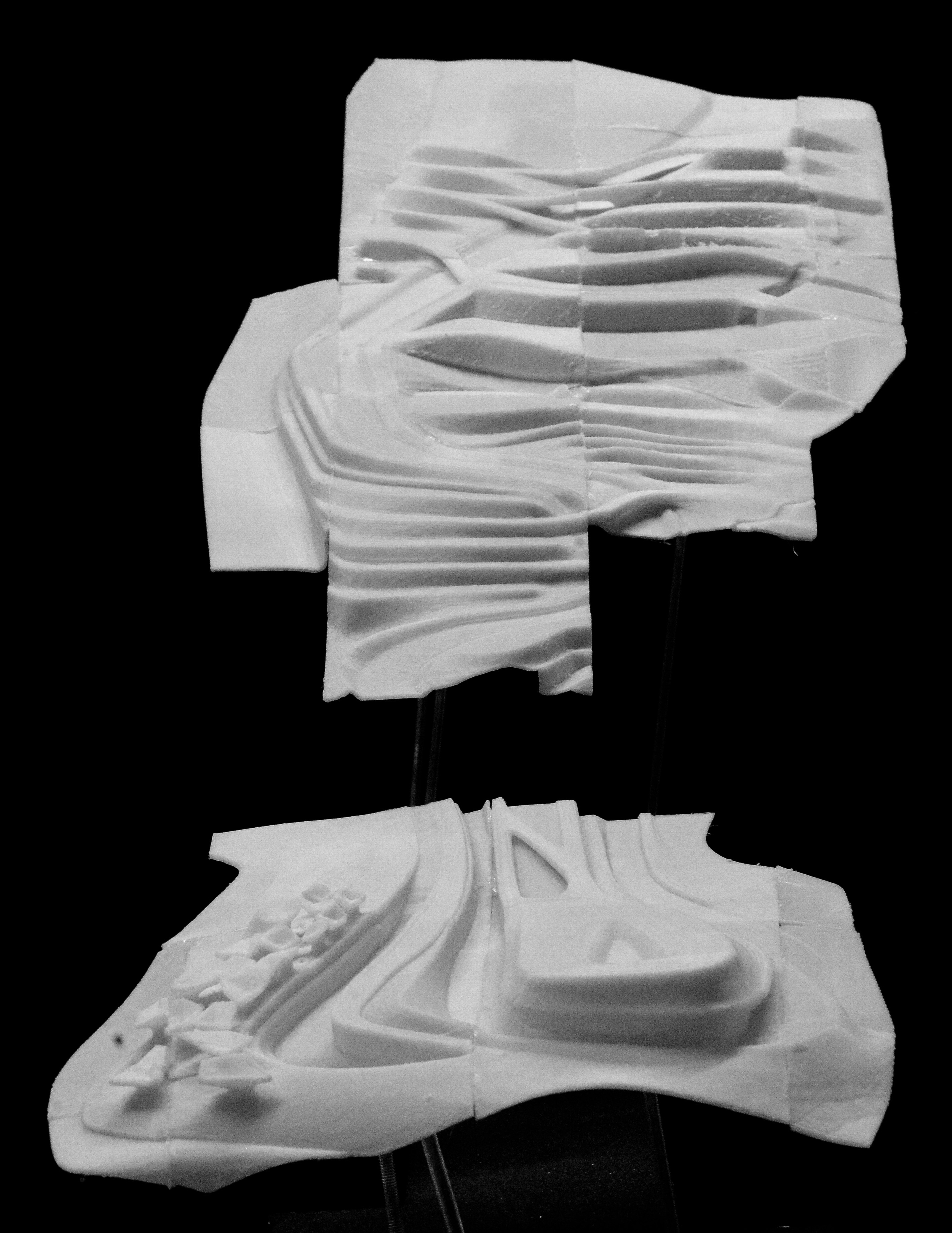 Model | 3D-printed Landscape | Master Design Course - Alpine Studio | 2015