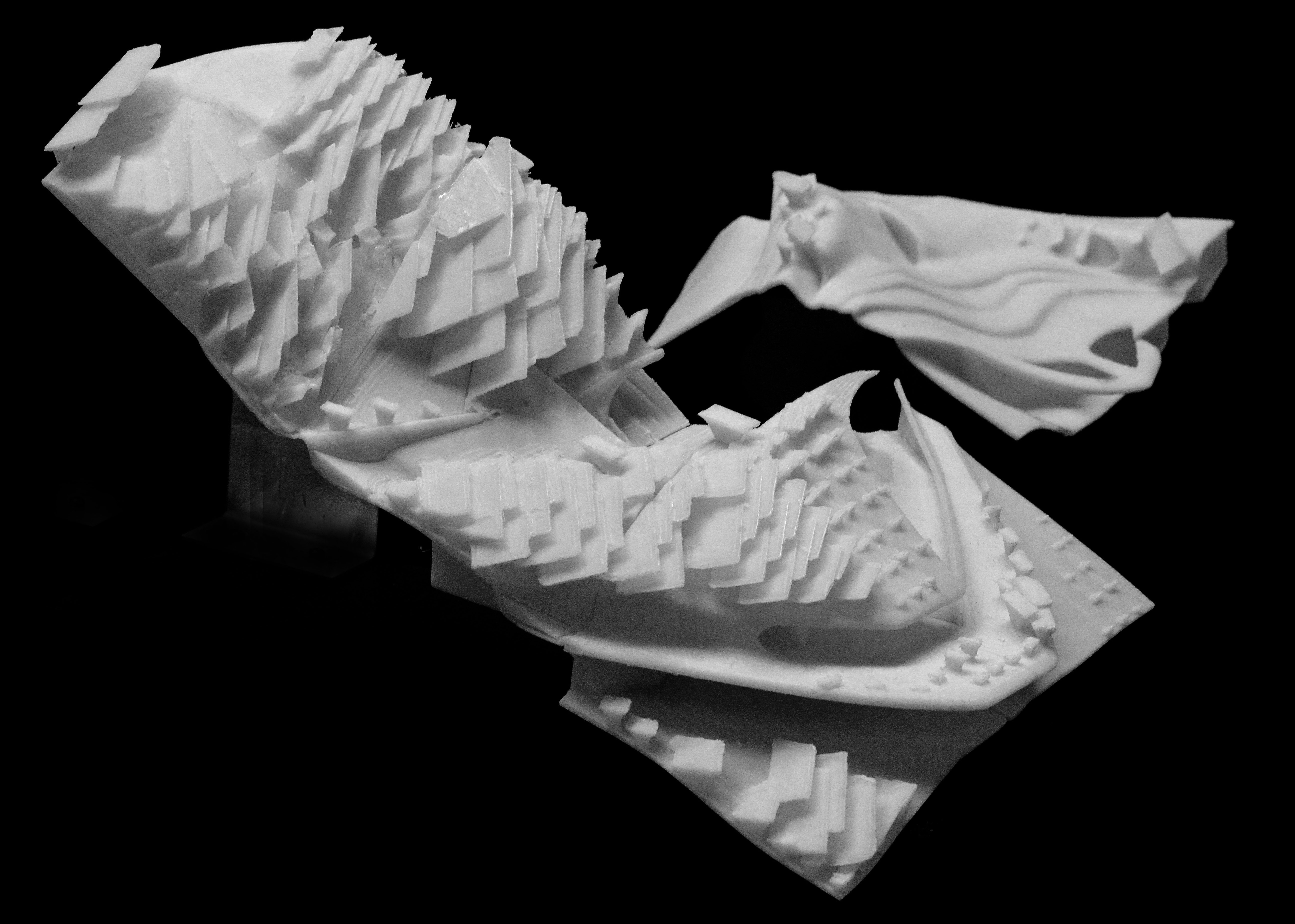 Model | 3D-printed Landscape | Master Design Course - Alpine Studio | 2015