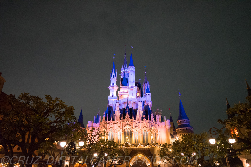 ディズニーランドで夜景撮影 デジタルカメラで子供を撮ろう
