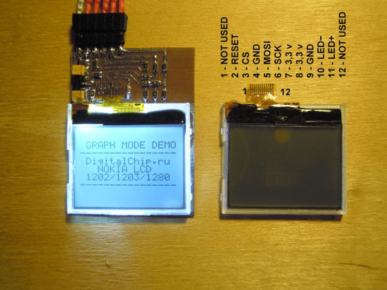 Lcd Nokia 1202/1203/1280