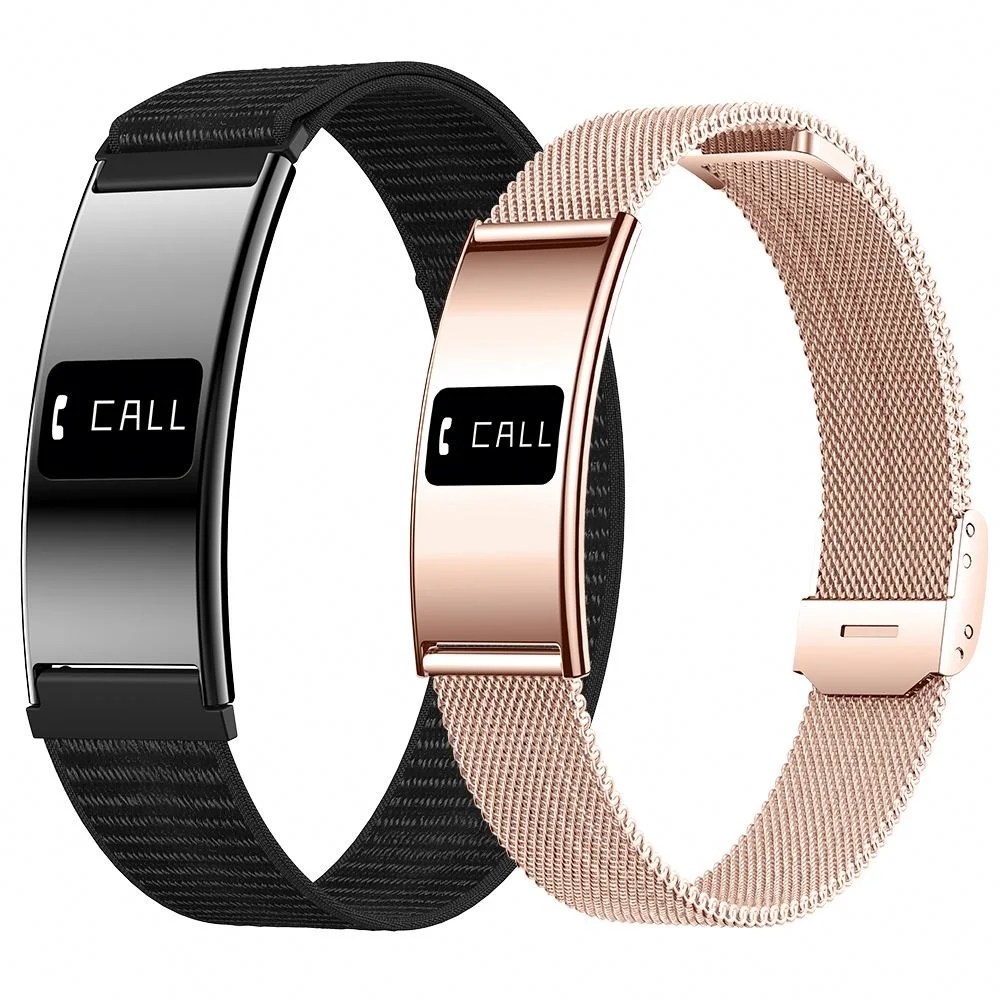 B8 smart bracelet fitness tracker with heart rate monitor display