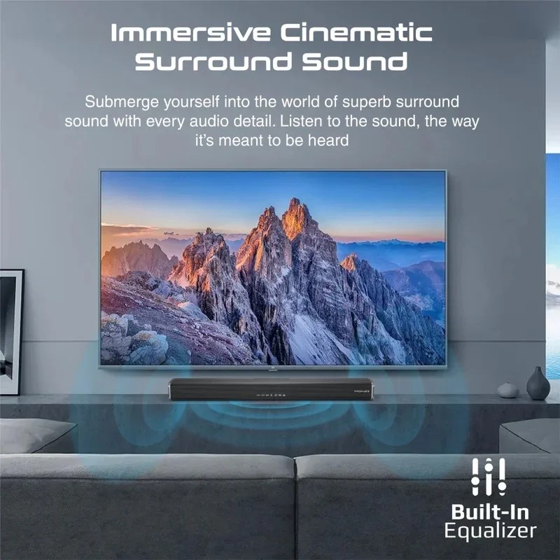 Promate CastBar-60 premium home theater Bluetooth soundbar