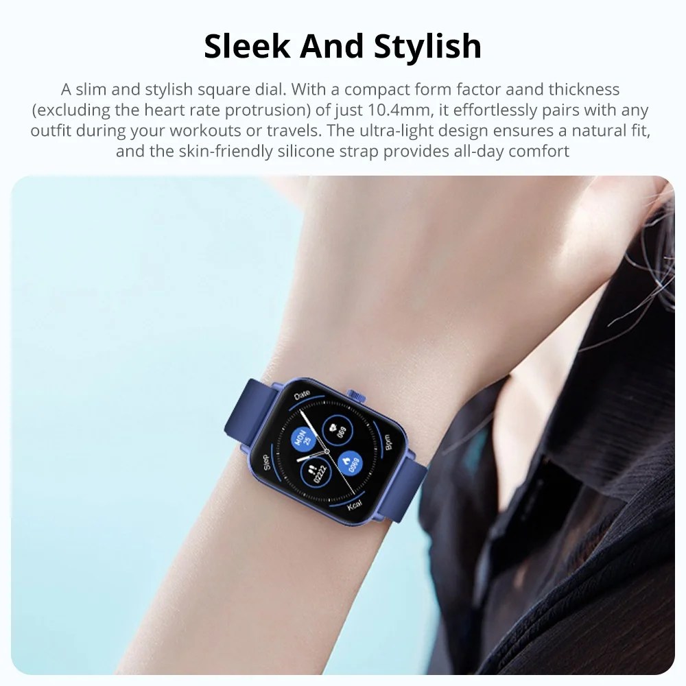 COLMI P81 smartwatch with large touchscreen display