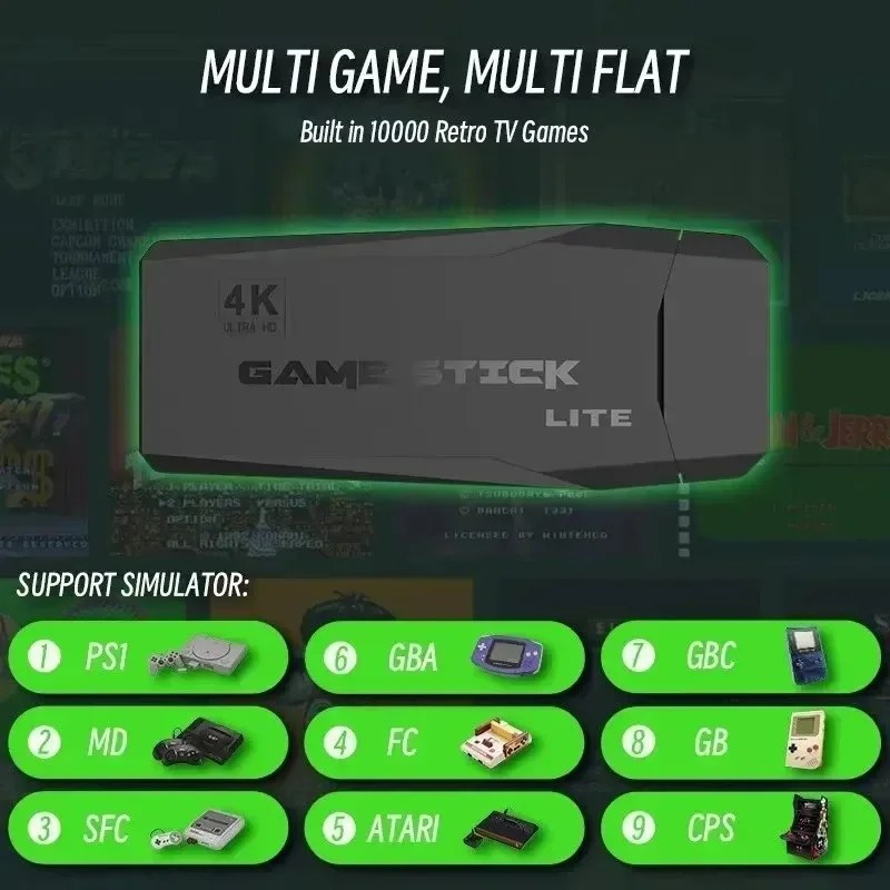 M8 retro game stick console for TV gaming