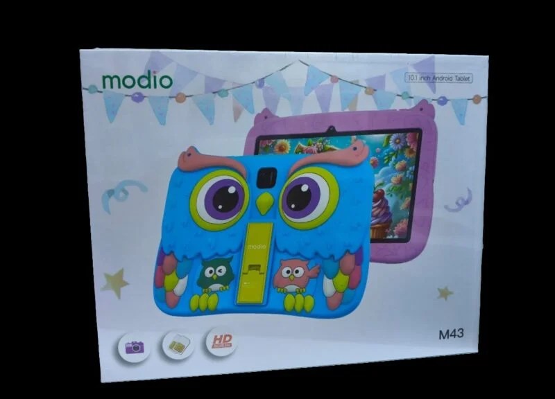 Modio M43 10.1-inch HD IPS tablet with 8GB RAM, 512GB storage, dual SIM, 10,000mAh battery and dual cameras