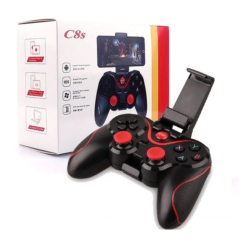V8 wireless gamepad controller for multi-platform gaming
