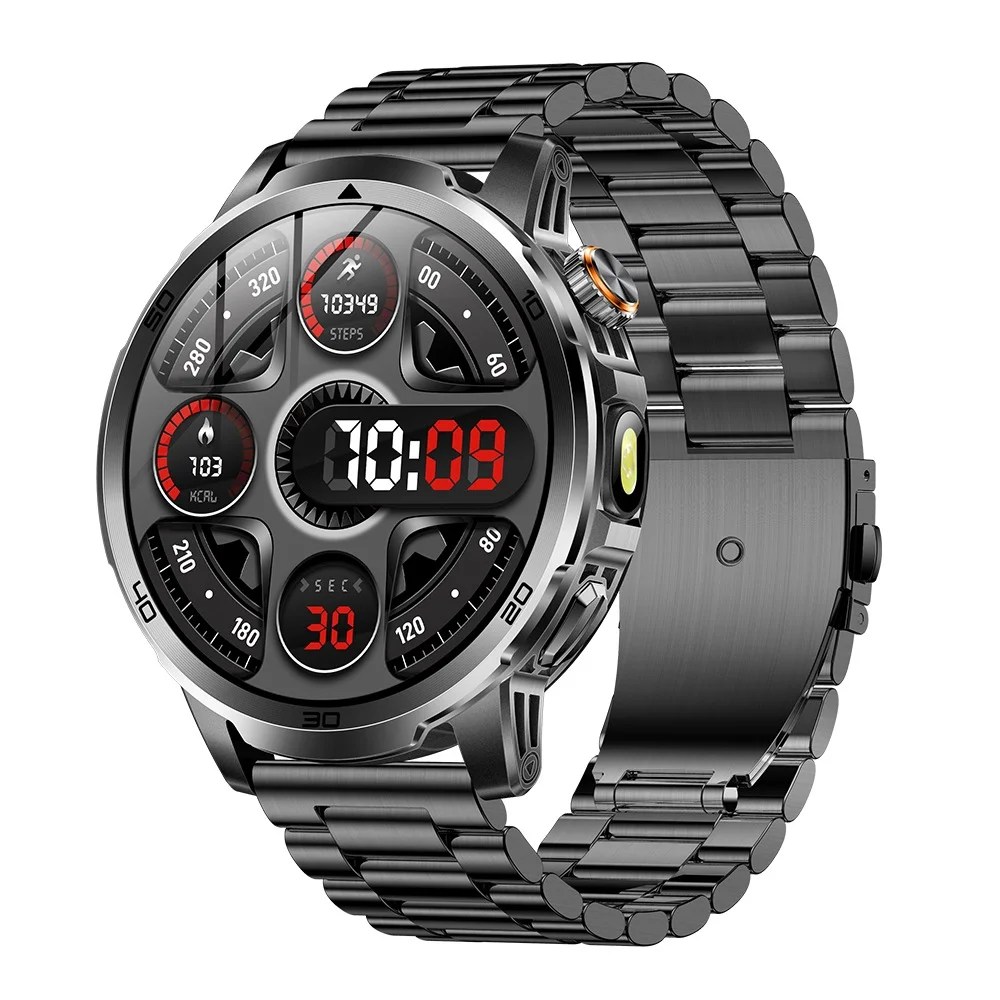 AK95 men's smart watch featuring 1000mAh large-capacity battery