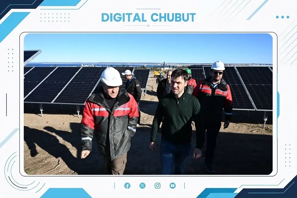 Gracias a la Ley de Generación Distribuida de Energía Renovable, Chubut avanza con su séptimo parque fotovoltaico