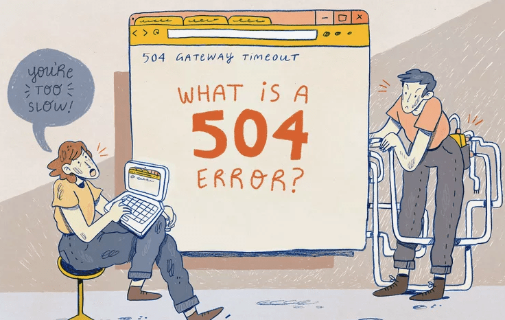 WordPress 504 gateway time out hatası