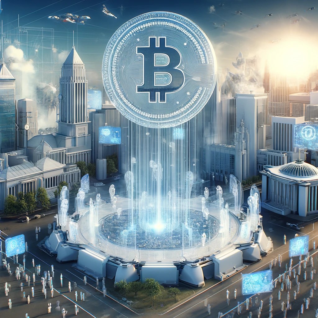 Fontijn met blockchain