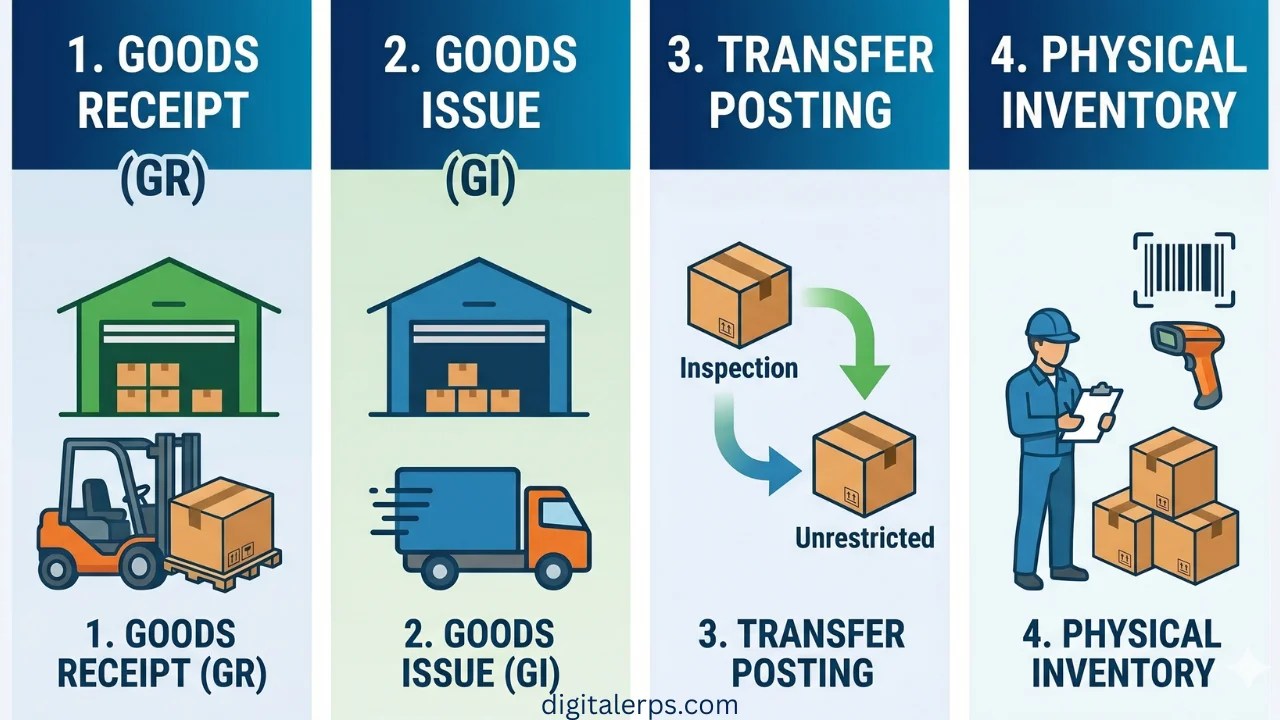 Four Core Inventory Management In SAP MM