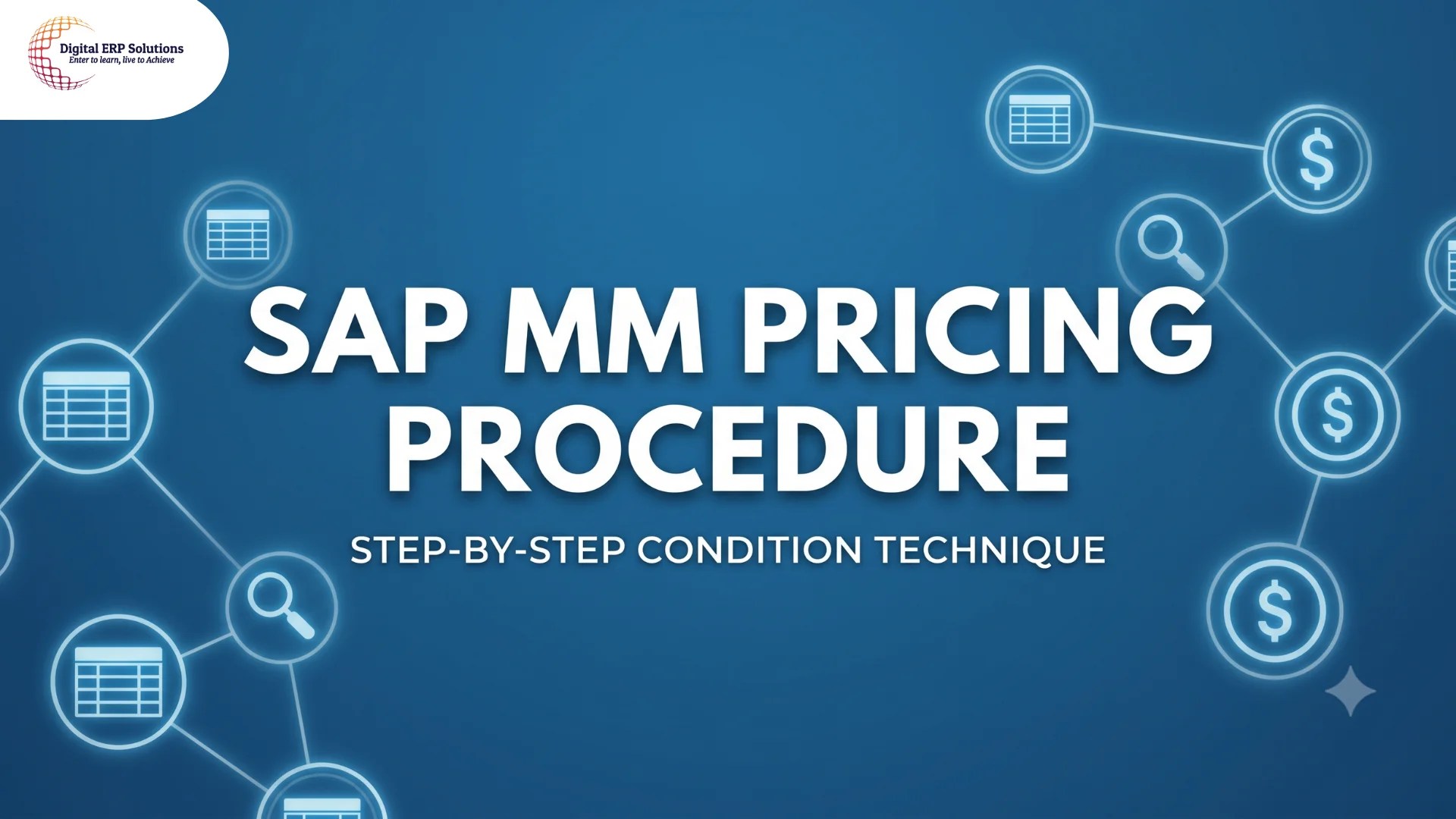 SAP MM Pricing Procedure The Condition Technique Explained Step-by-Step