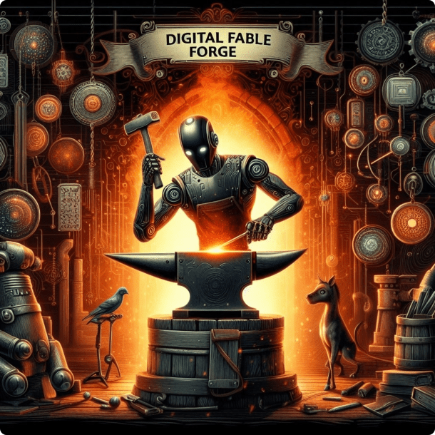 The Digital Fable Forge Main - Gorgeous Minimal Background - HD