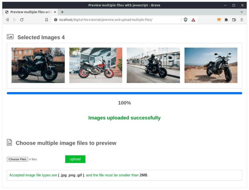 How To Upload Multiple Image Files With Jquery Ajax And Php Makitweb - Colorful Texture Collection - High Resolution Quality