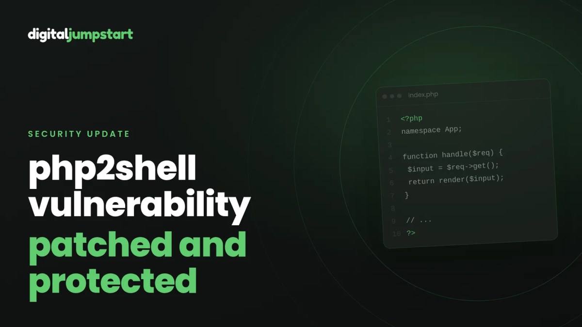 php2shell vulnerability: our managed sites are patched