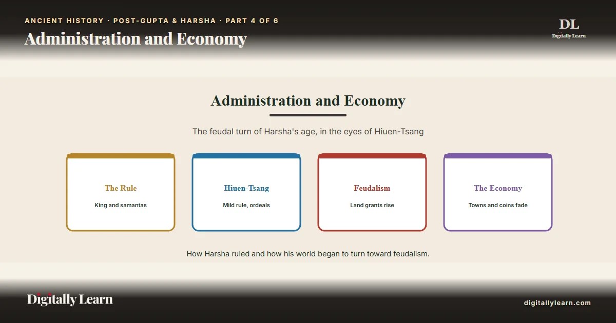 The Administration and Economy of Harsha’s Age