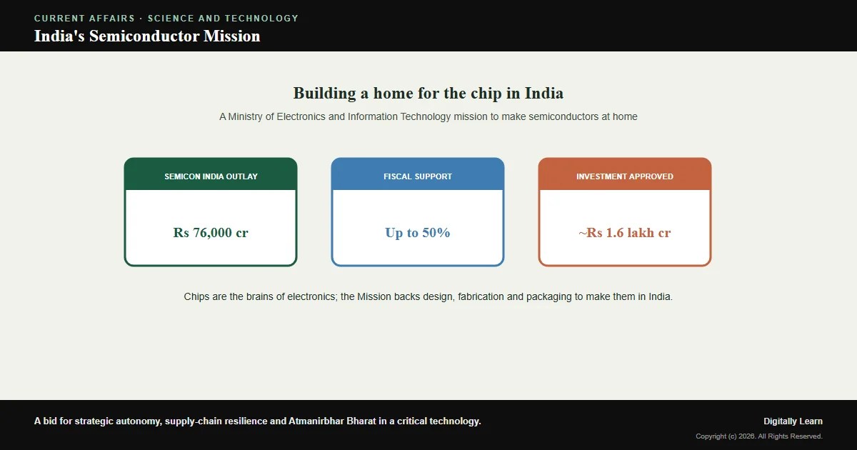 India’s Semiconductor Mission (ISM): Fabs, the Approved Units and ISM 2.0 Explained