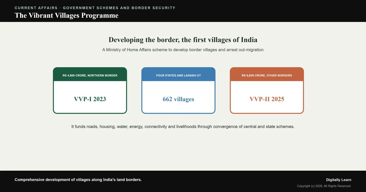 The Vibrant Villages Programme: Border-Village Development and Security