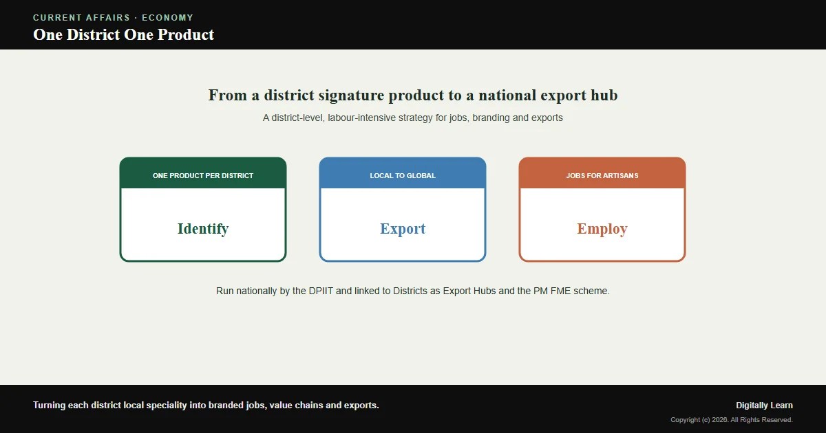 Cover of the article: One District One Product: Turning Local Specialities into Export Hubs