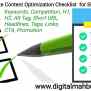 The Ultimate Content Optimization Checklist For SEO - Digital Mahbub