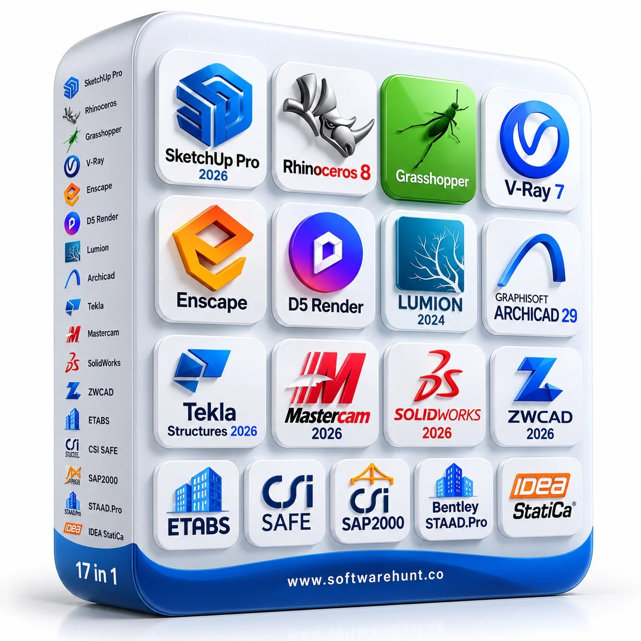 🚀 20 -in-1 CAD, 3D & Engineering Software Bundle (LIfetime)