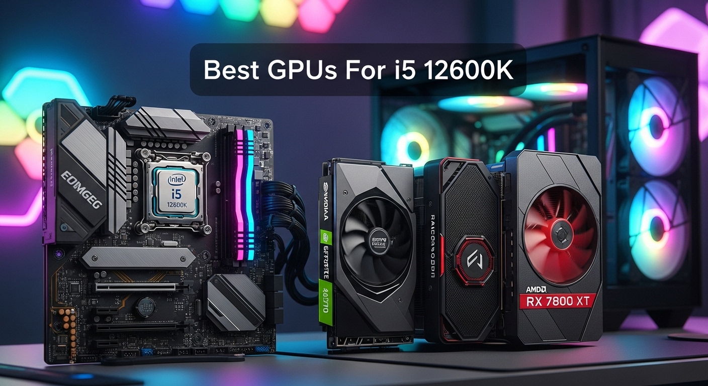 Best GPUs For I5 12600K That Boost Gaming FPS 2026 Best GPUs For I5 12600K 