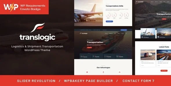 Translogic – Logistics & Shipment Transportation WordPress Theme