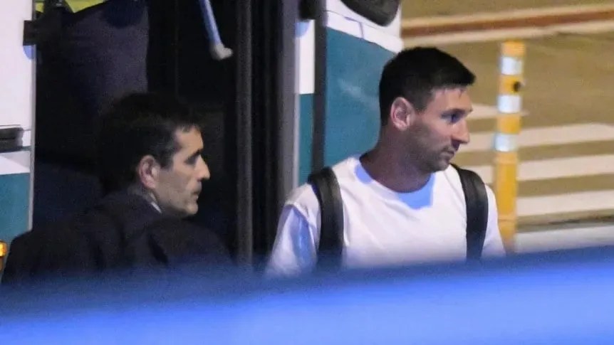 Lionel Messi terminó sus vacaciones en Argentina y regresó a Miami