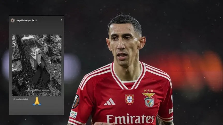 El posteo de Di María ante la ola de violencia narco en Rosario