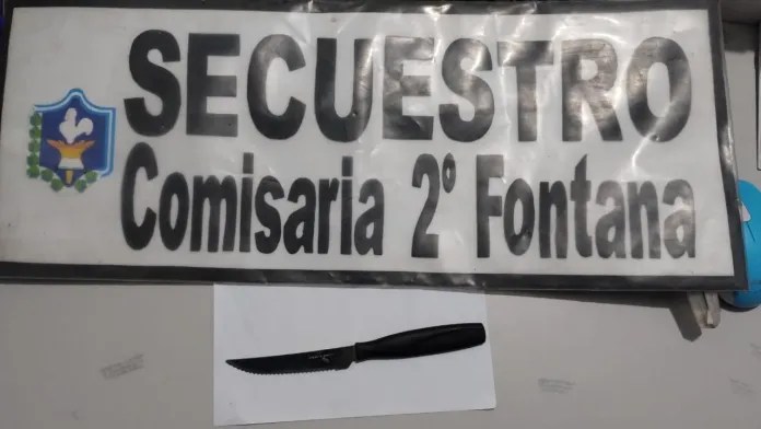 Fontana: detuvieron a una mujer por amenazar con un cuchillo a un vecino