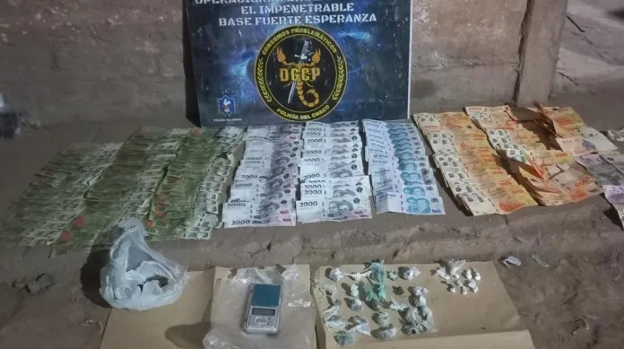 Tras allanamientos en dos domicilios, secuestran droga, dinero y detienen a un hombre