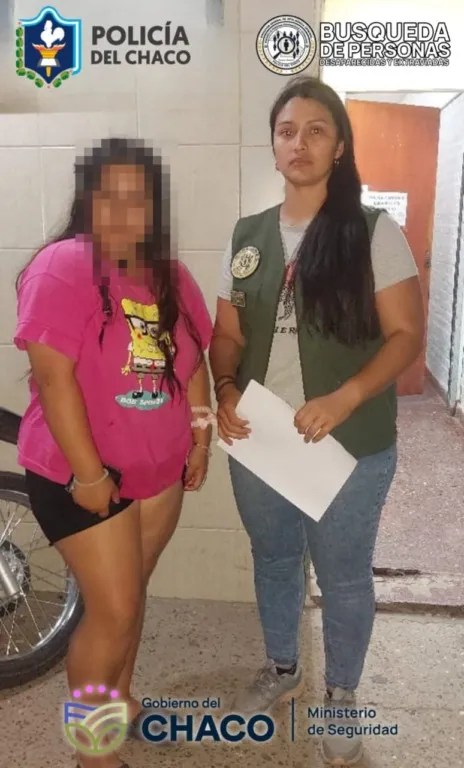 Encontraron en el Barrio Luz y Esperanza, a una joven desaparecida