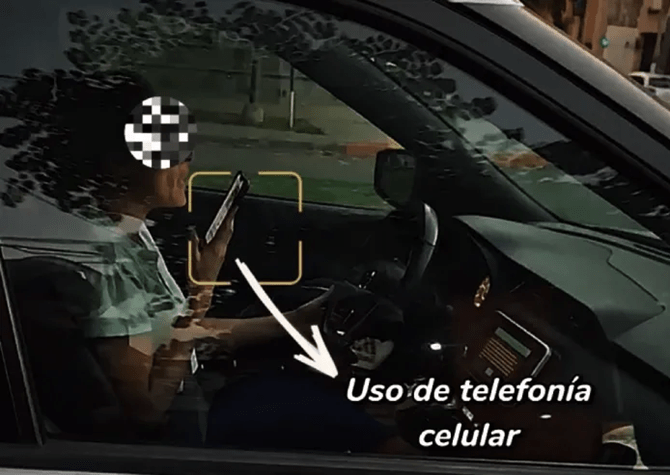 Siguen los operativos para detectar a los conductores que circulan usando el celular