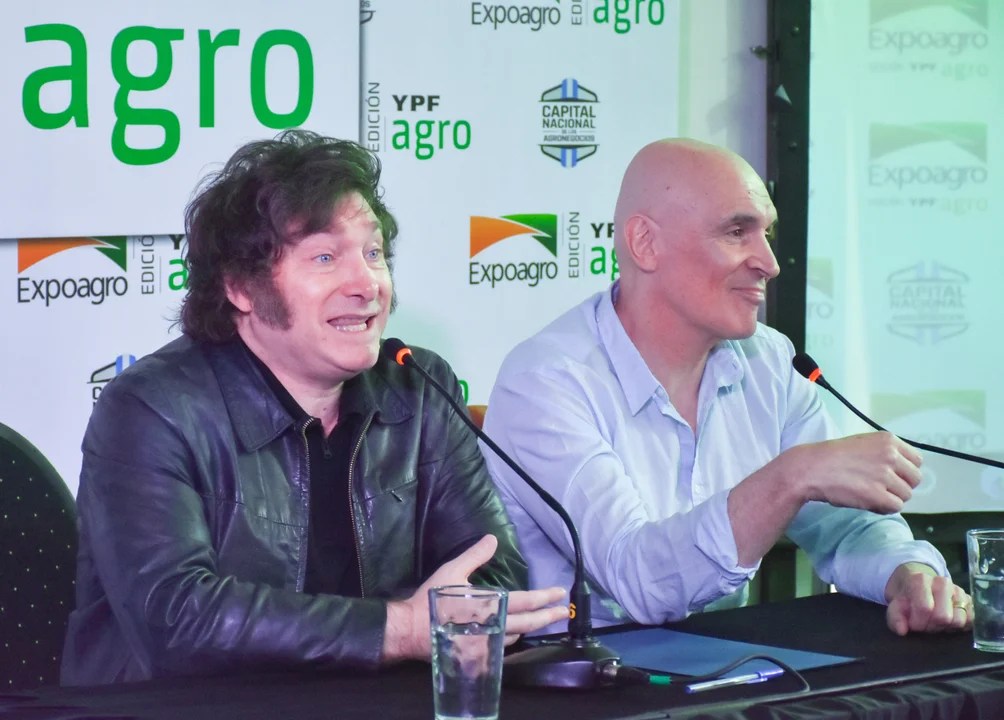 Javier Milei en ExpoAgro: el presidente asiste al cierre de la exposición